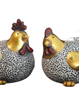 3220 HAHN&HENNE MODERN EASTER S/2